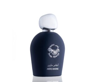 ANFAS MARINE - أنفاس مارين Brand: Anfas Al Khaleej Perfumes Fragrance Type: eau de parfum Size: 100ml Fragrance Family: Unisex Fragrance Description: Top Note: Marine notes, Lemon, Bitter orange, Plum Middle Note: Jasmine, Violate leaf, Spicy notes, Rose. Base Note: Sandalwood, Vanilla, Amber, Musk العلامة التجارية: أنفاس الخليج للعطور نوع العطر: او دي بارفان الحجم: 100 مل من عائلة العطور الشرقية الوردية مقدمة العطر: روائح بحرية ، ليمون ، برتقال مر ، برقوق النفحات الوسطى: الياسمين ، أوراق البنفسج ، نفحات التوابل ، الورد قاعدة العطر: خشب الصندل ، الفانيليا ، العنبر ، المسك