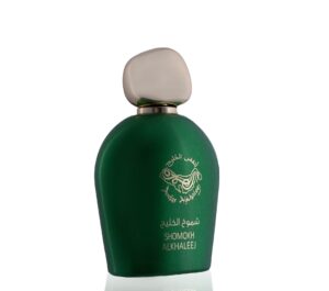 SHOMOKH AL KHALEEJ - شموخ الخليج Brand: Anfas Al Khaleej Perfumes Fragrance Type: eau de parfum Size: 100ml Fragrance Family: Oriental Woody Fragrance Description: Top Note: Cypriol, Labdanum, Cardamom Middle Note: Woody notes, Amber, Sandalwood Base Note: Leather, Musk, Tonka bean العلامة التجارية: أنفاس الخليج للعطور نوع العطر: او دي بارفان الحجم: 100 مل من عائلة العطور الخشبية الشرقية :مكونات العطر النوتة العليا: سيبريول ، لابدانوم ، هيل النوتة الوسطى "قلب العطر": النفحات الخشبية ، العنبر ، خشب الصندل قاعدة العطر"النوتة السفلى": الجلود ، المسك ، فول التونكا