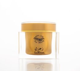 Experience the luxurious aroma of Bakhoor Saffron by Anfas Al Khaleej. A rich blend of saffron and traditional incense, creating a warm, captivating fragrance for your home.